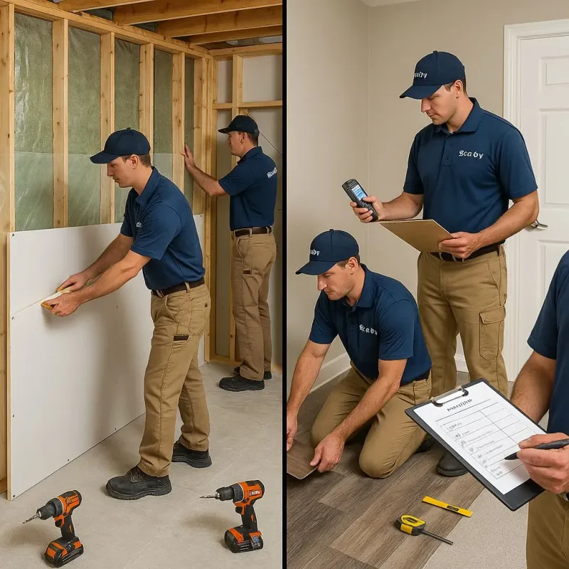 Repairs and Reconstruction process in Brimfield, OH